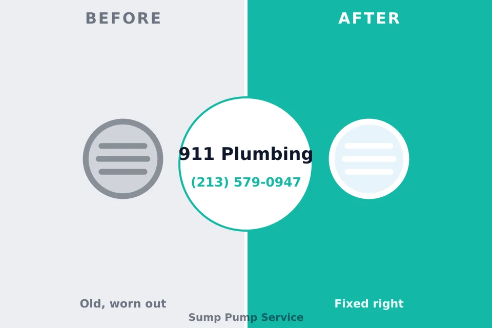 Before and after: plumbing repair Wenonah, NJ
